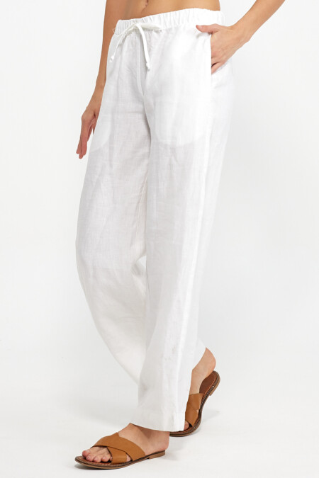 Linen Pants Women's Cotton Harlan Loose and Slim High Waist