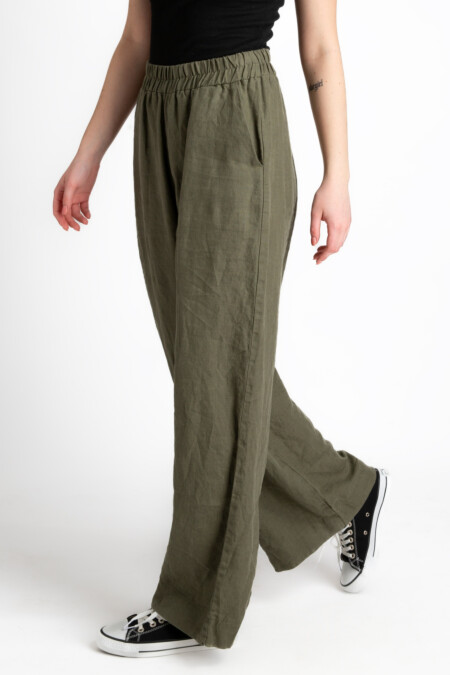 100% Linen Pants for Women: Natural & Quality Outfits ○ Moodlin